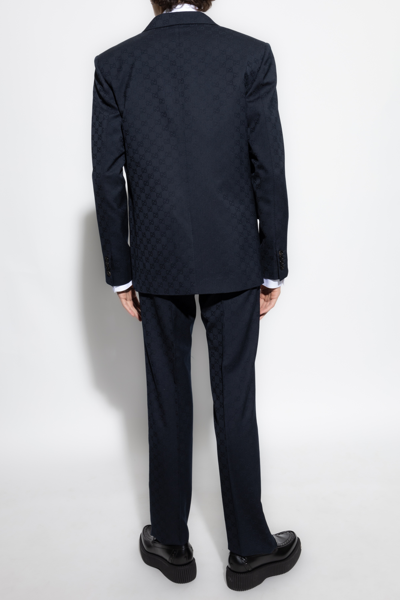Gucci Wool suit with GG pattern | Men's | Vitkac
